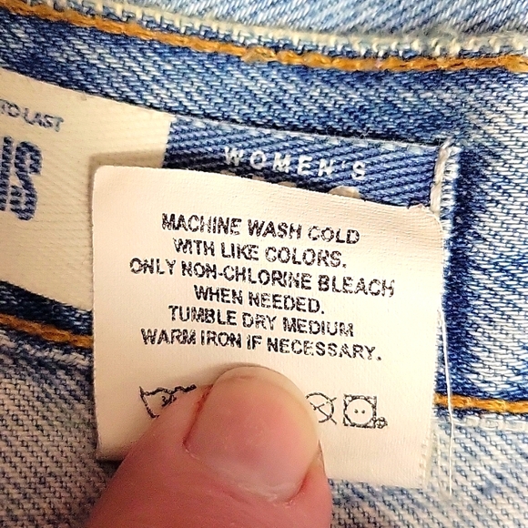 Gap Blue Classic Fit Tall Faded Slightly Stressed Jeans Size 12 Long - Picture 5 of 10